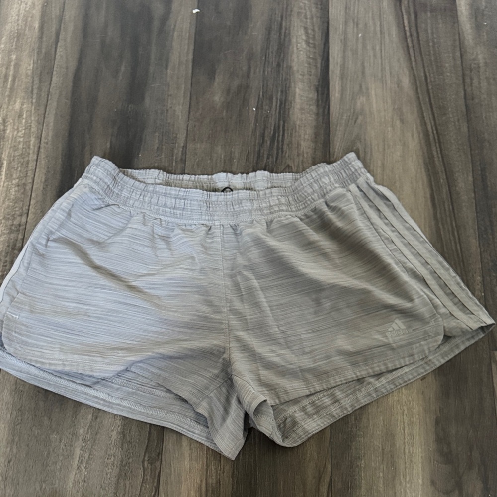 adidas Light Gray Women's Athletic Shorts